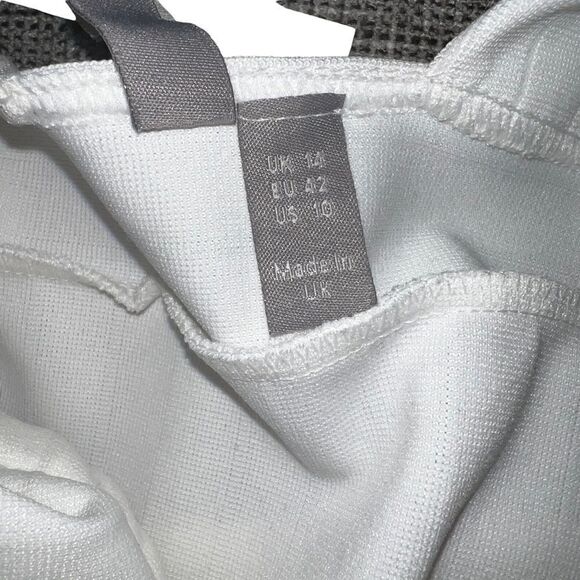 ASOS Plunge V Neck Lace Flounce Midi Dress  NWT - Picture 13 of 14